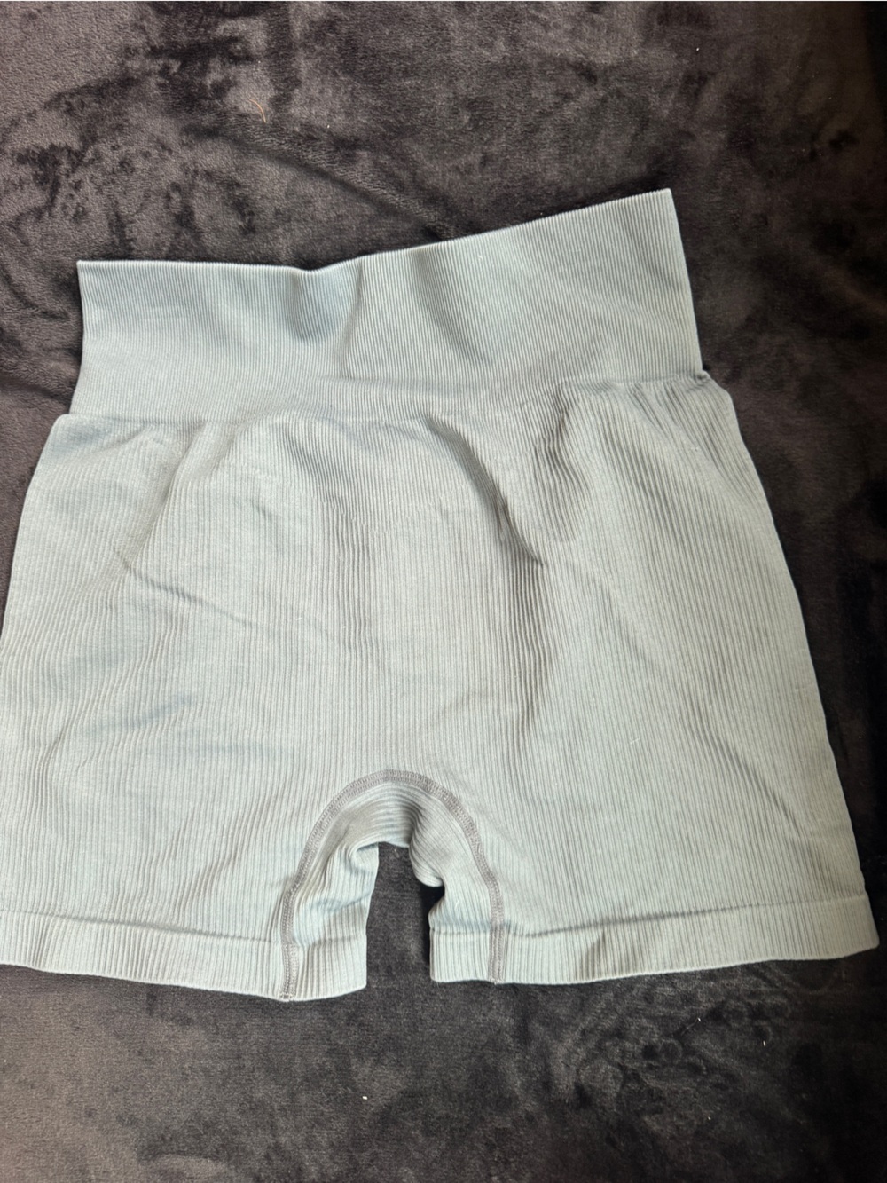 Ribbed grey Shorts